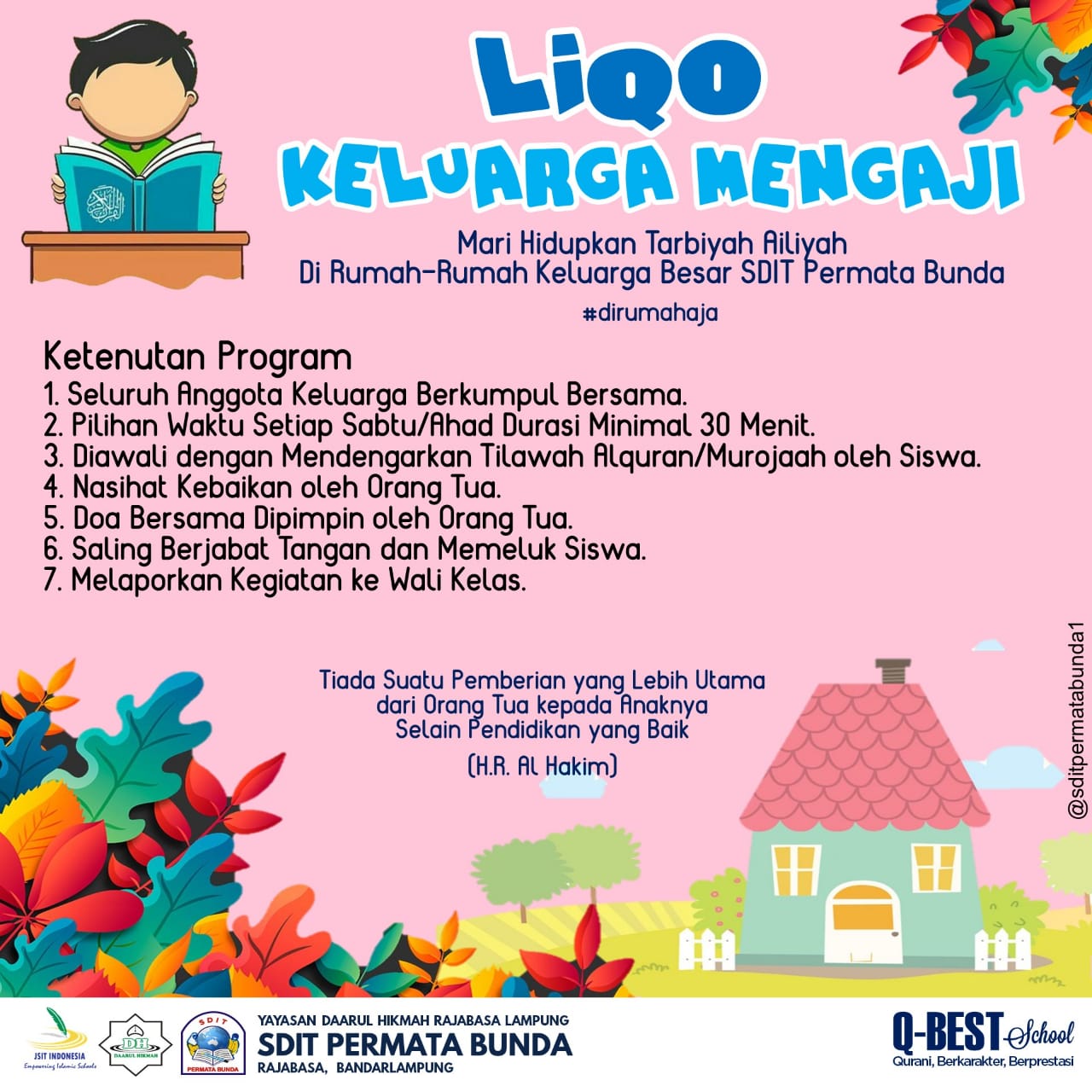 Naqiyyah Syam Pengalaman Liqo, Keluarga Mengaji