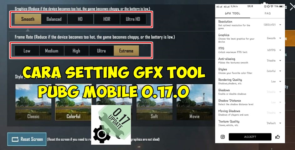 Cara Setting GFX Tool Pubg Mobile 1.7 Smooth Extreme Hp Kentang Auto Lancar  - BiliBili