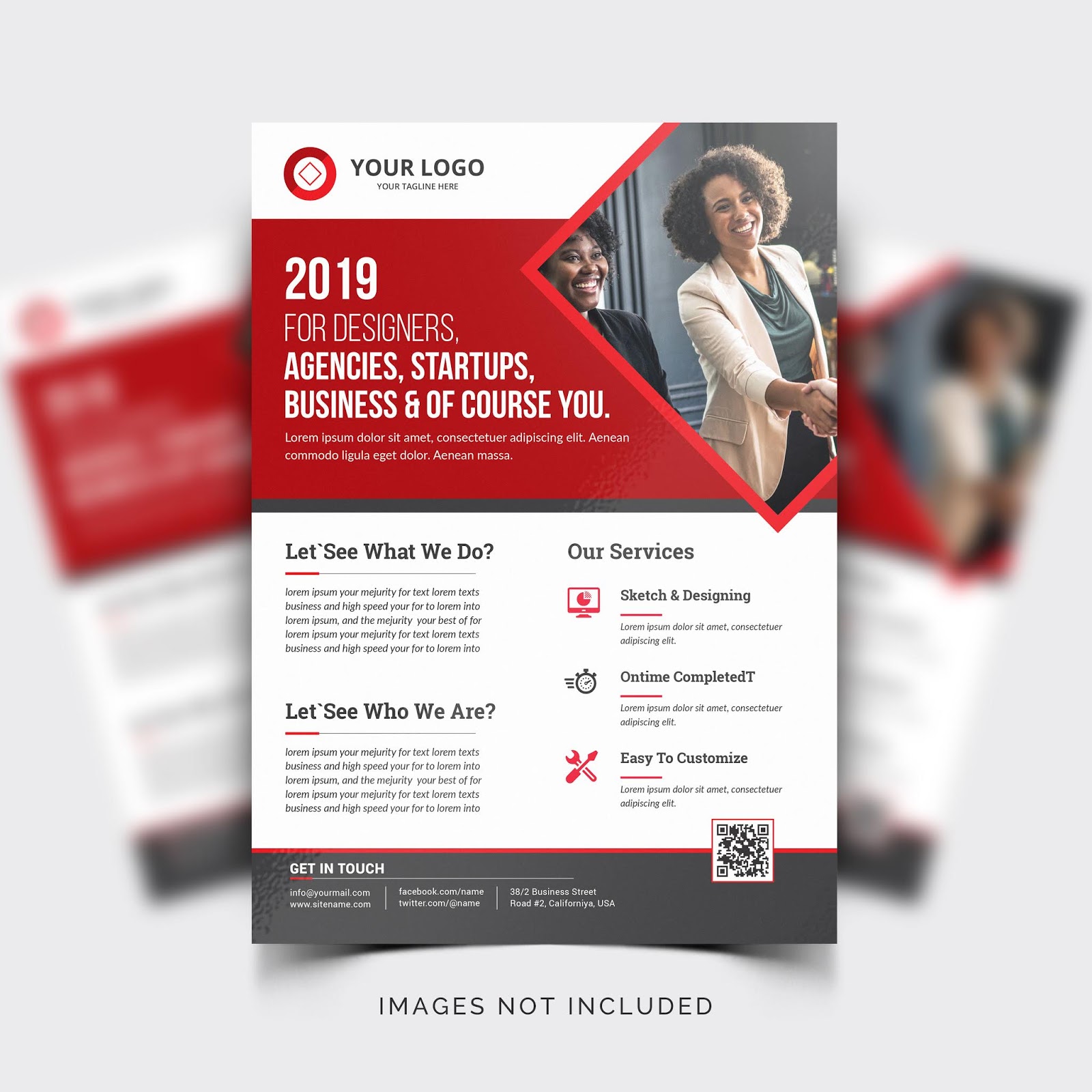 Pamflet Keren dan Elegan Versi 2 Studio Art