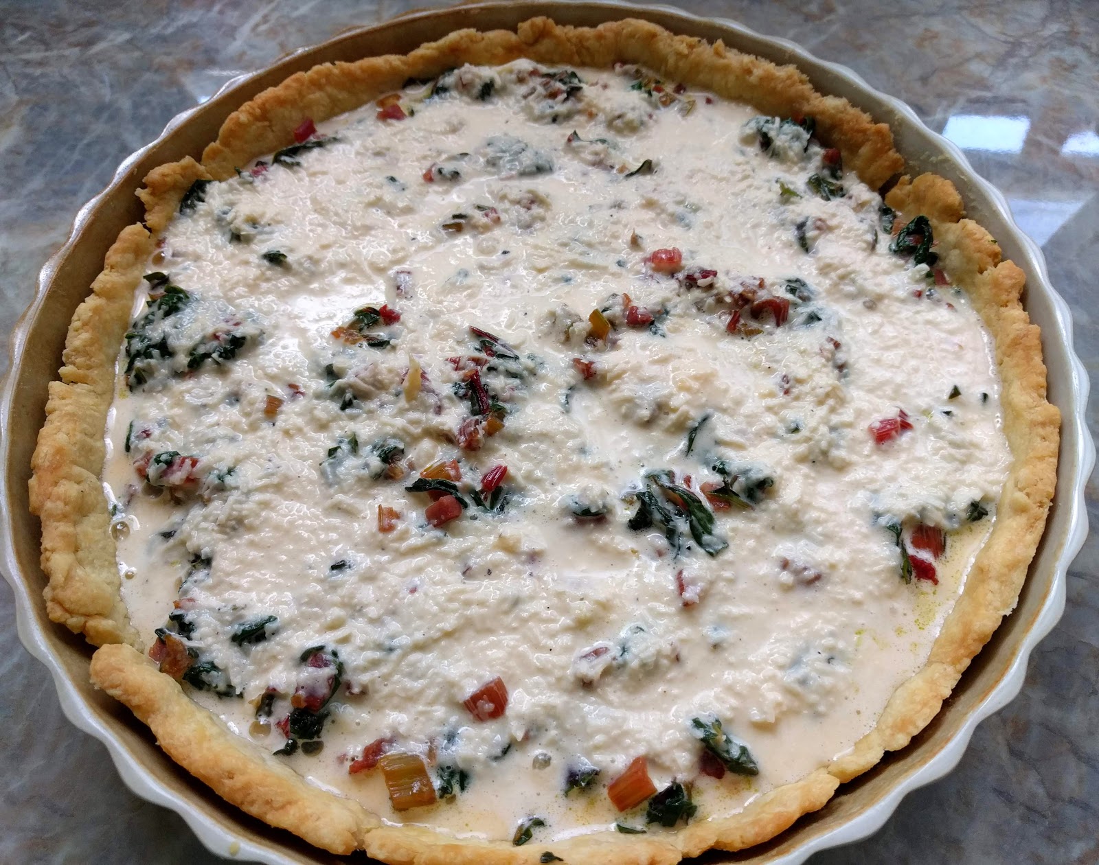 - Mangold Quiche - Mangold Quiche