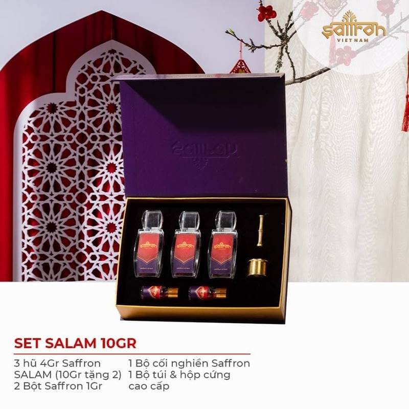 Saffron Việt Nam Set Saffron Salam 10g