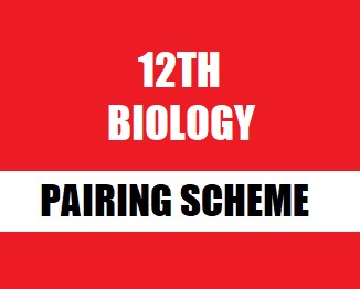 12th Class (Inter Part-2) Pairing Scheme (2019) of Biology - taleem360.com