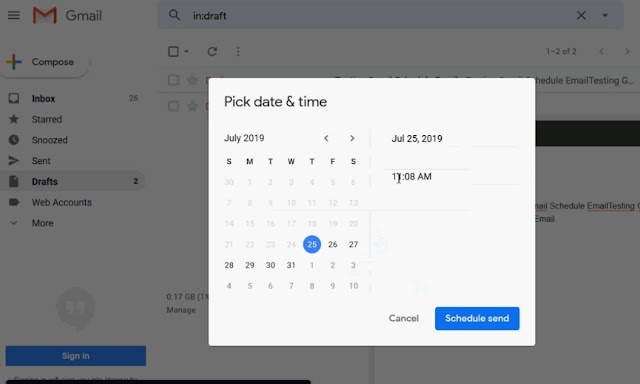 كيفية جدولة بريد إلكتروني في gmail-set-time