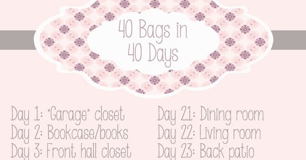 All Four Love: 40 Bags in 40 Days