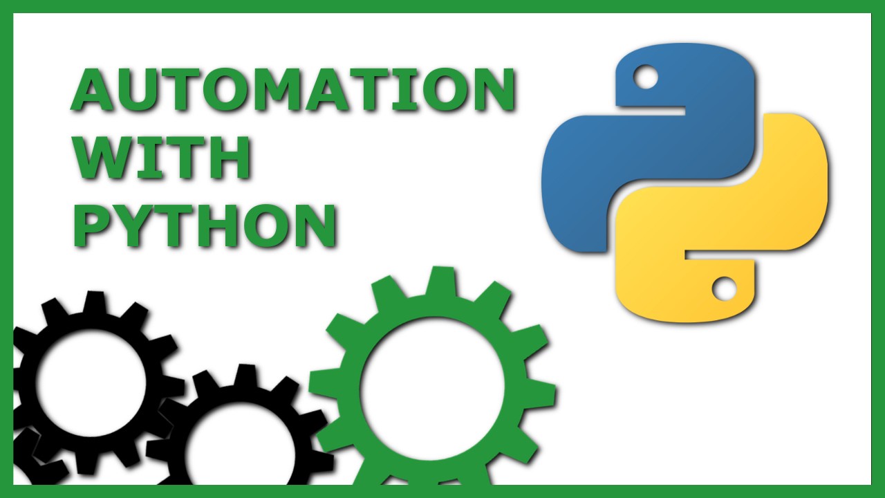 How to do automation with python programing