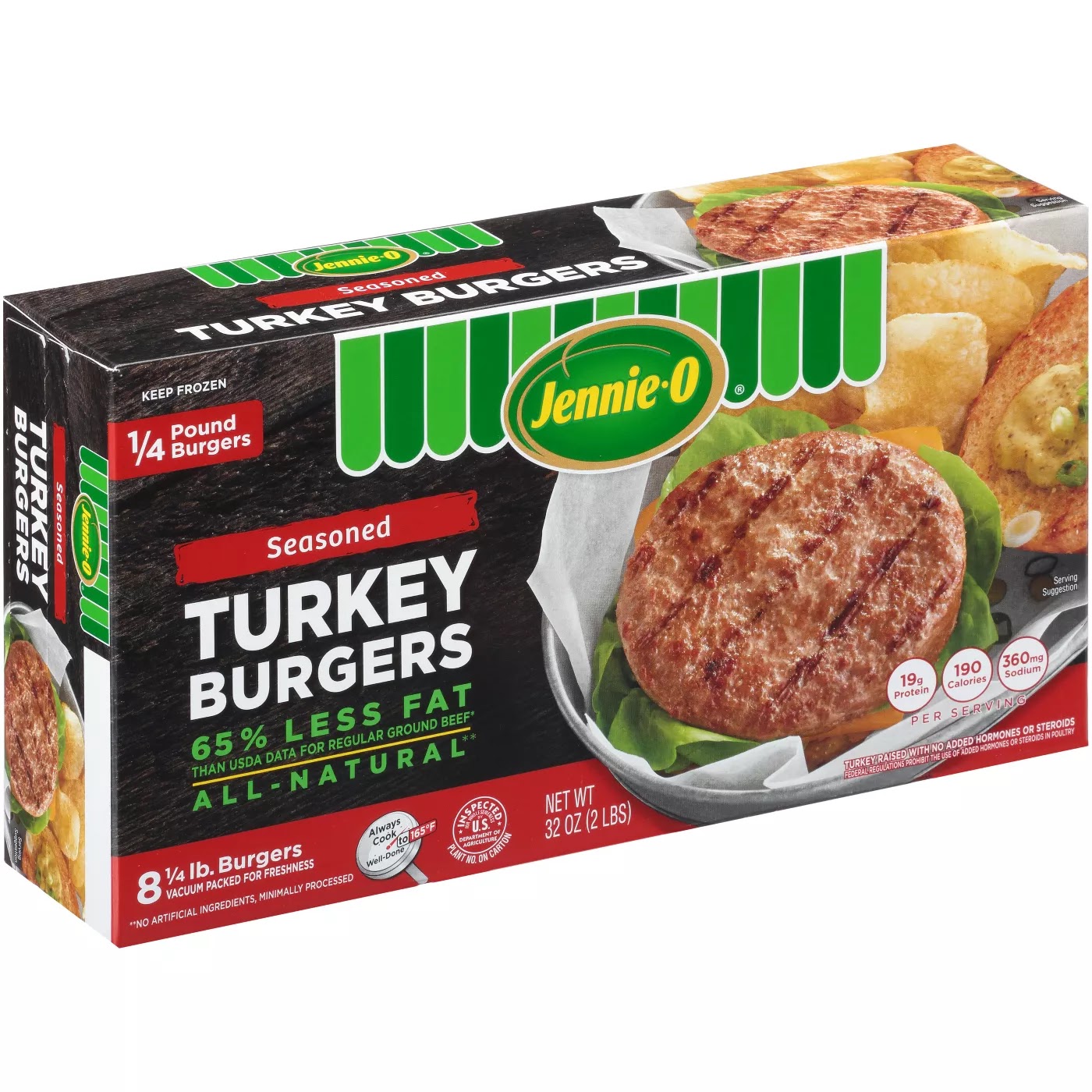 JennieO Turkey Burgers 2.50 Per Box (Save 4.49!)