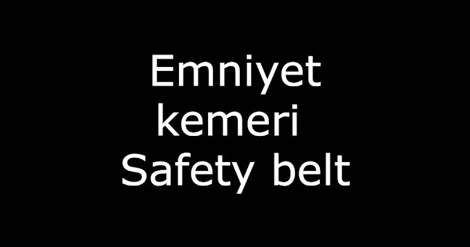 MTA SA Emniyet kemeri - safety belt
