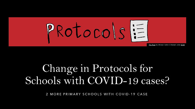 Change in protocol for schools with Covid-19 cases?