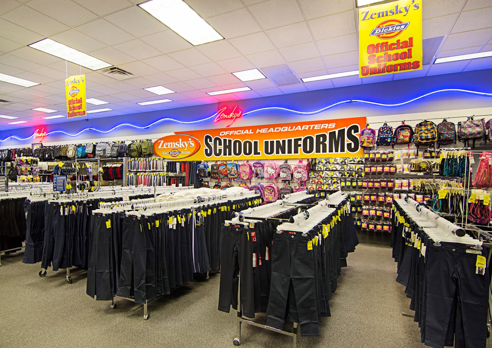 Zemskys Clothing for Work, School and Play Google Inside View for Zemskys