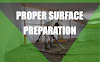 Proper Surface Preparation On Various Substrates