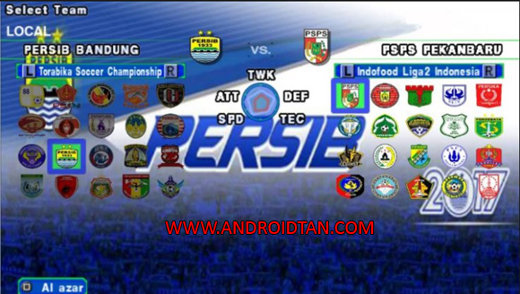 Download PES ARMY 2017 Mod Persib Gojek Traveloka Liga 1 Indonesia