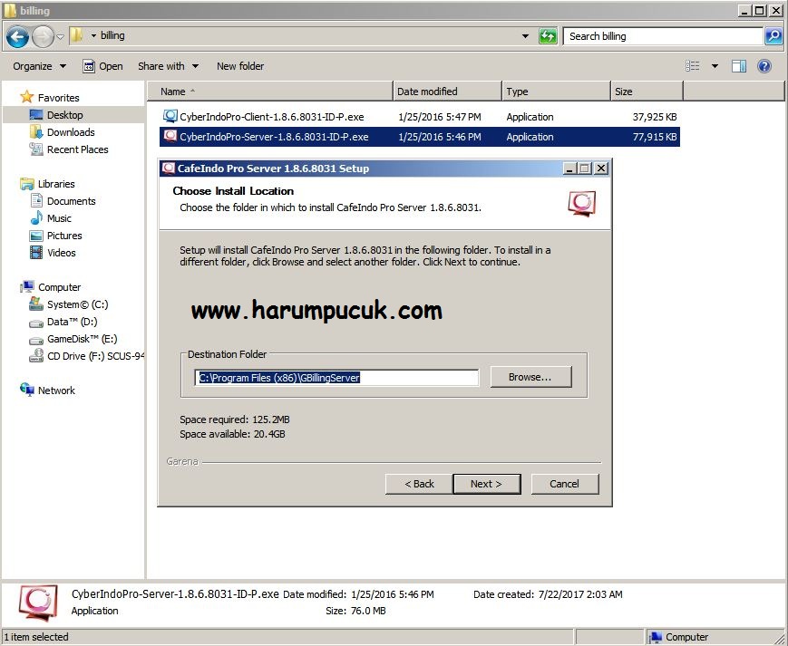 P2h Blog Cara Install Dan Download Cyberindo Billing Versi 1 8 6 Server Dan Client