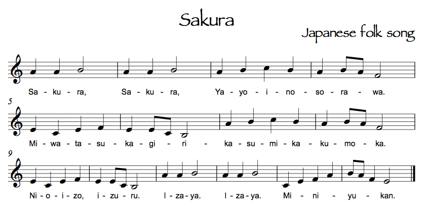 Японская песня сакура. Японские Ноты. Ноты для флейты японские мелодии. Ноты для японской флейты. Японские Ноты для фортепиано.