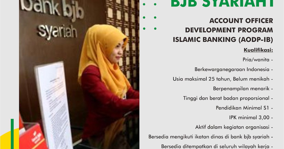 Peluang Berkarir Bank Bjb Syariah Oktober 2020