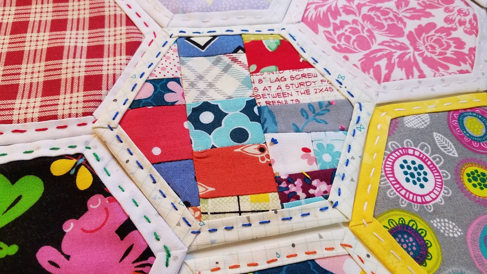 Hexagon Quilt QuiltasyouGo