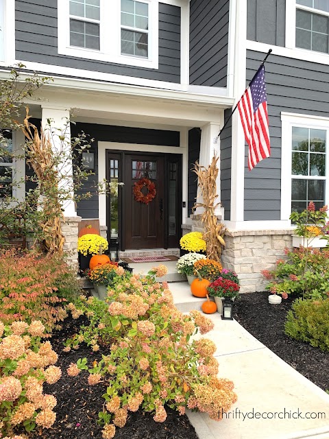 craftsman gray house white trim