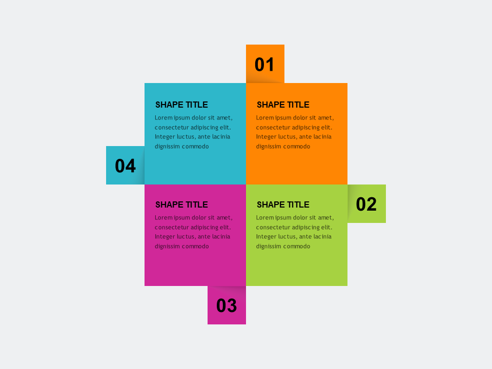 Square Around PowerPoint Templates PowerPoint Free