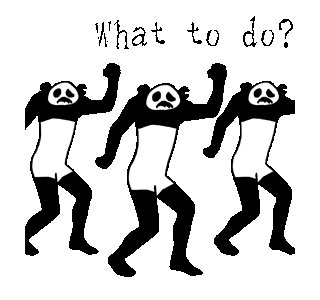 LINE Creators' Stickers - *excitement!!* Dancing Zombie Panda (En ...