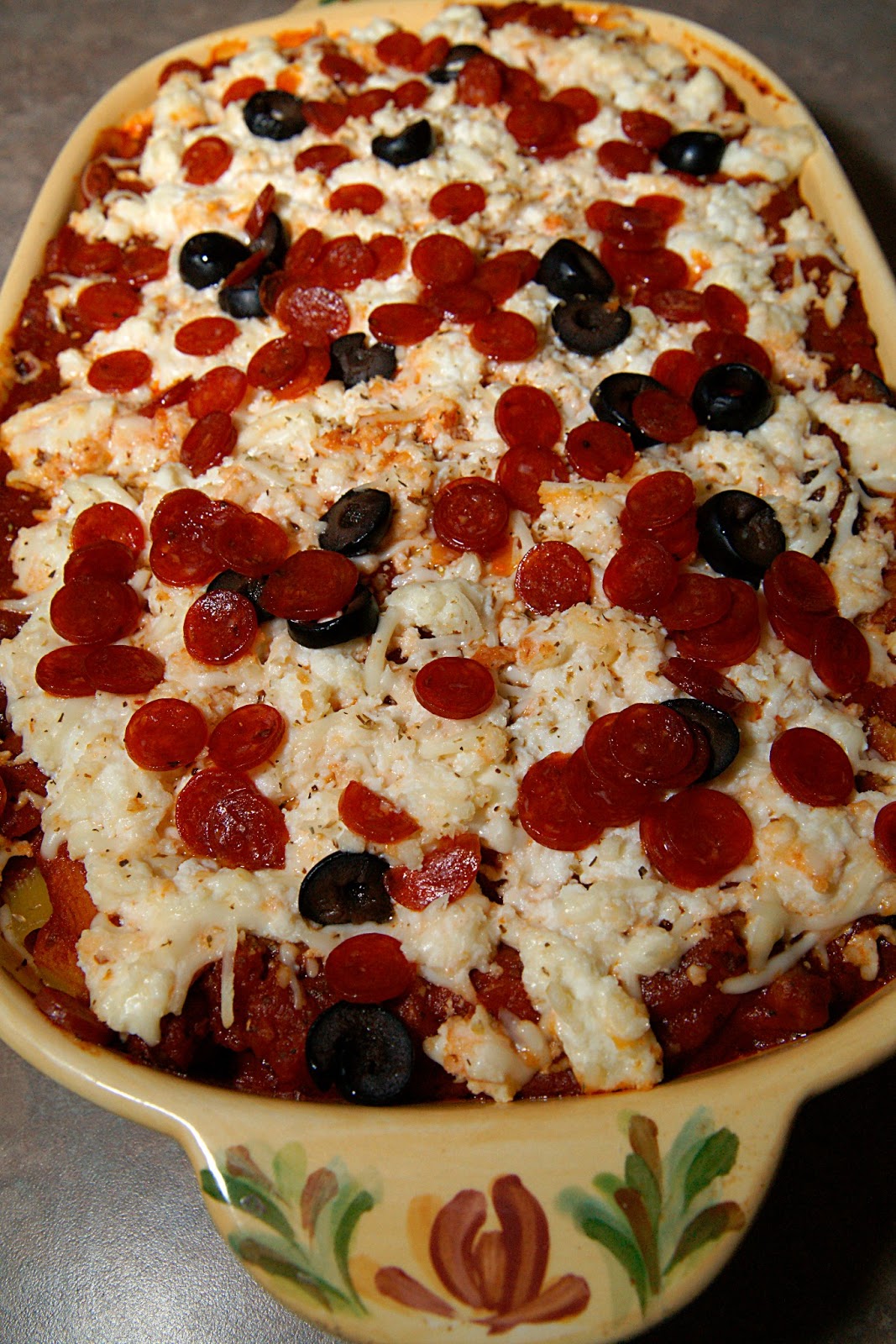 Savory Sweet and Satisfying Pepperoni Pizza Casserole
