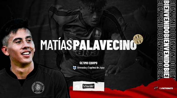 Oficial: Patronato, firma Matías Palavecino