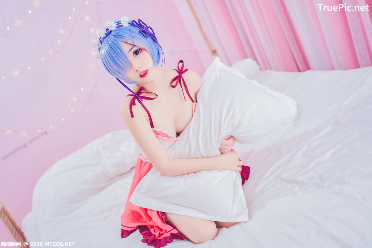 Image [MTCos] 喵糖映画 Vol.018 – Chinese Cute Model – Beautiful Rem Cosplay - TruePic.net - Picture-38