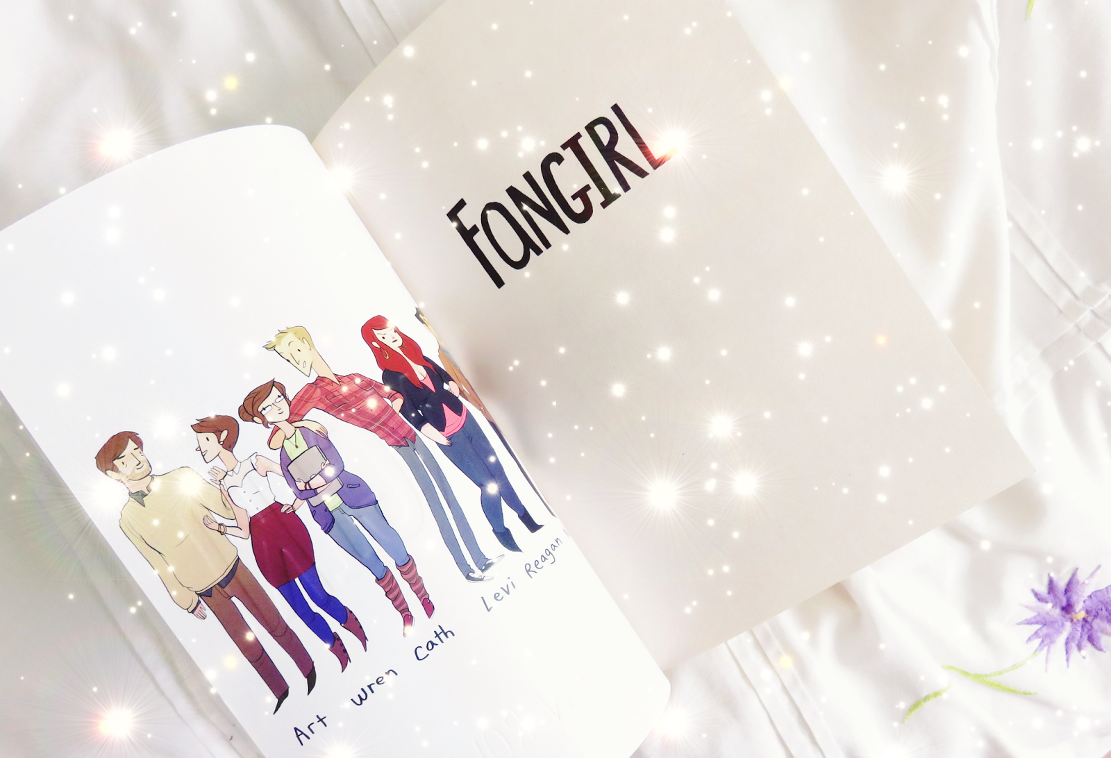 fangirl by rainbow rowell inside cover