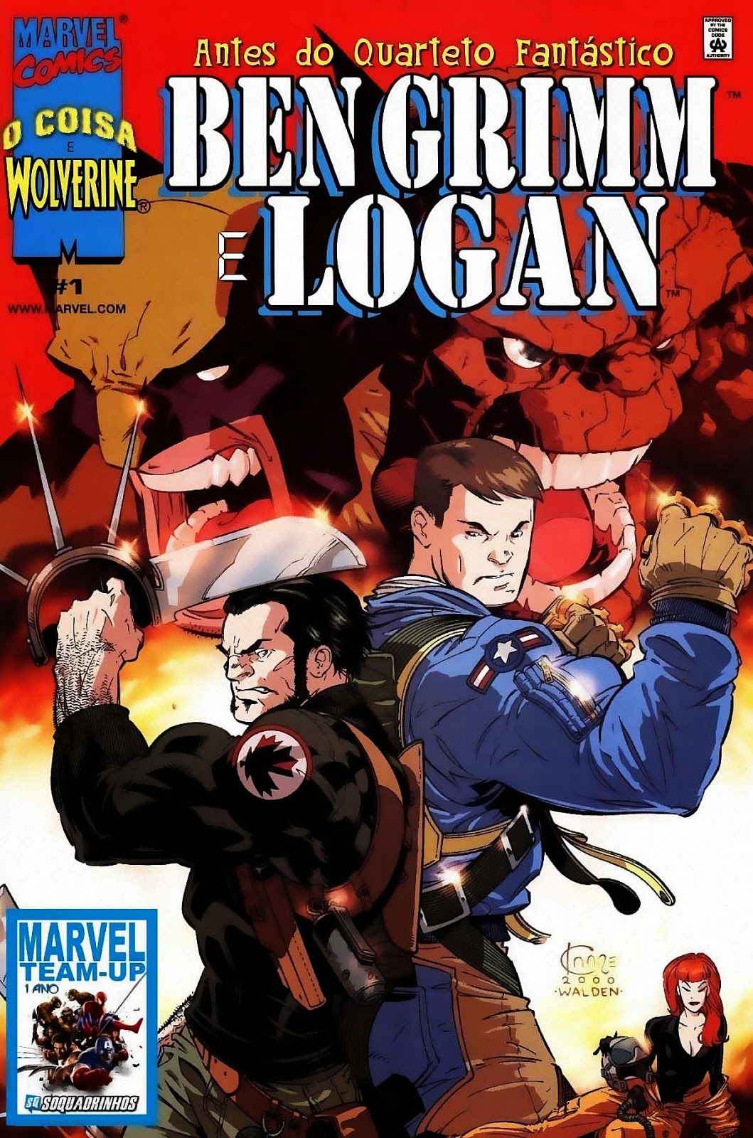 Antes do Quarteto Fantástico: Ben Grimm & Logan (2000)