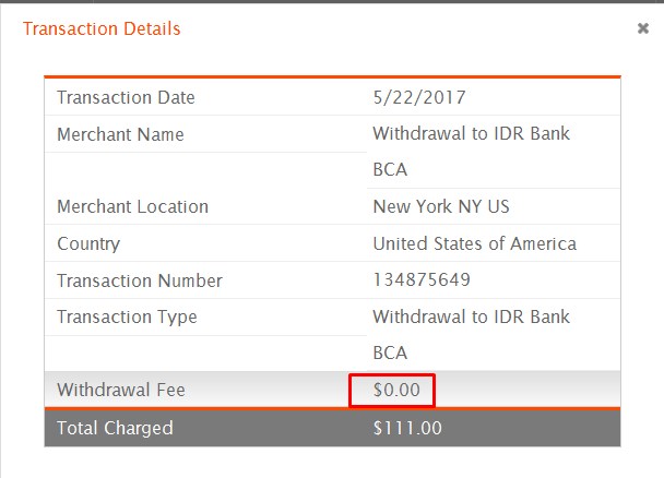 Cara withdraw di melalui bank lokal