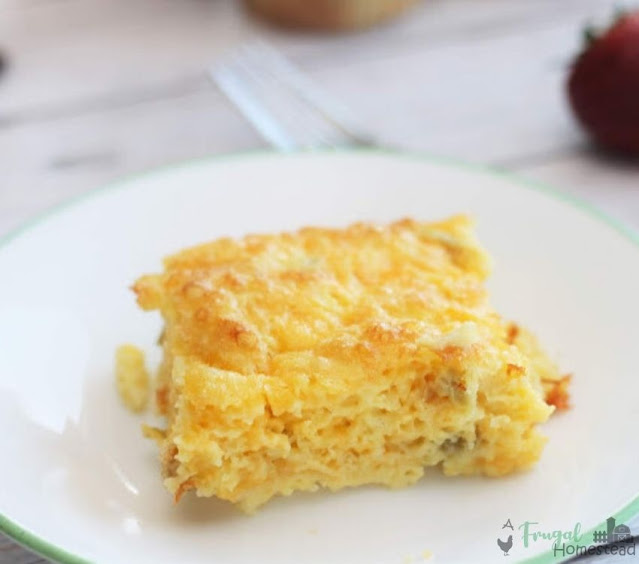 Easy Green Chili Egg Casserole
