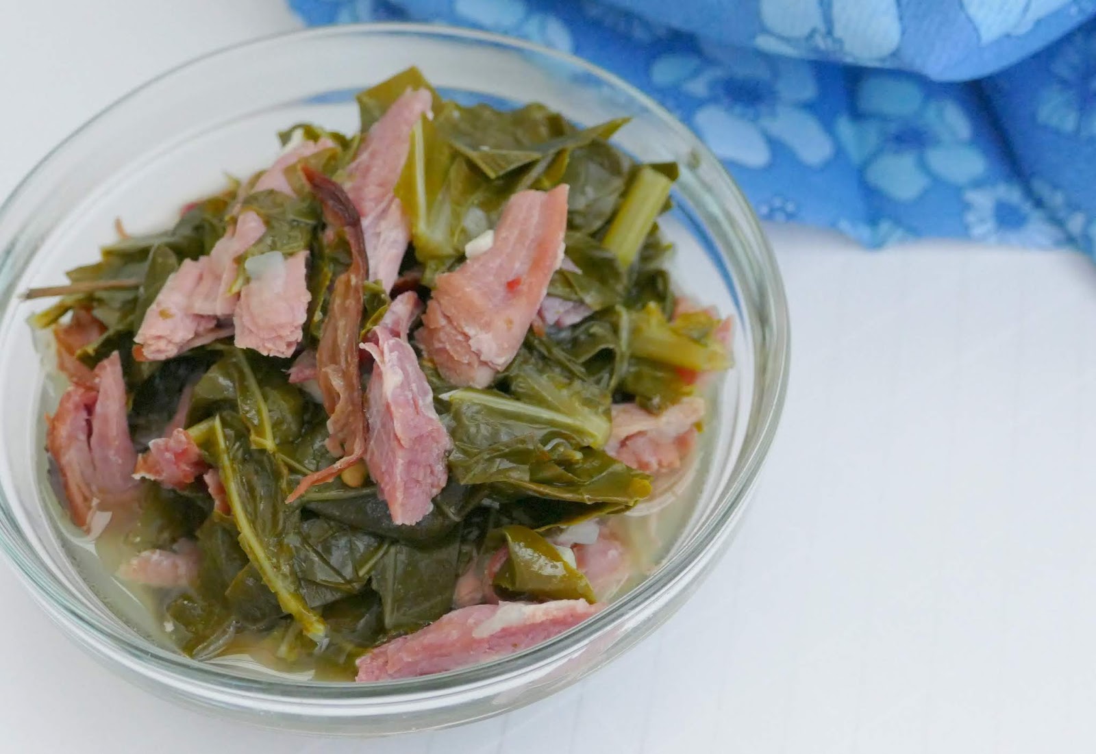 Collard or Turnip Greens with Smoked Turkey Leg Recipe