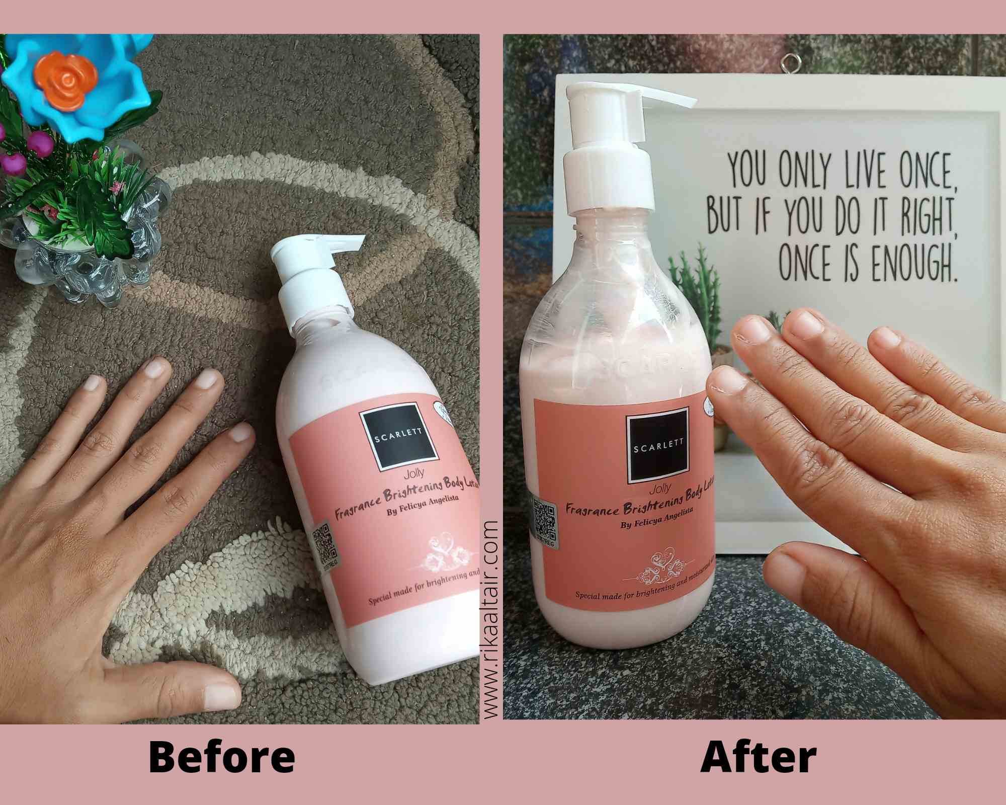 Scarlett Brightening Body Lotion Jolly Bikin Kulit Makin Cerah Rika