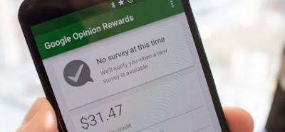 Cara mudah dapat dollar dari google Google opinion rewards