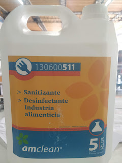 Desinfectante, sanitizante Amclean x 5 litros PUNTO SANITARIO