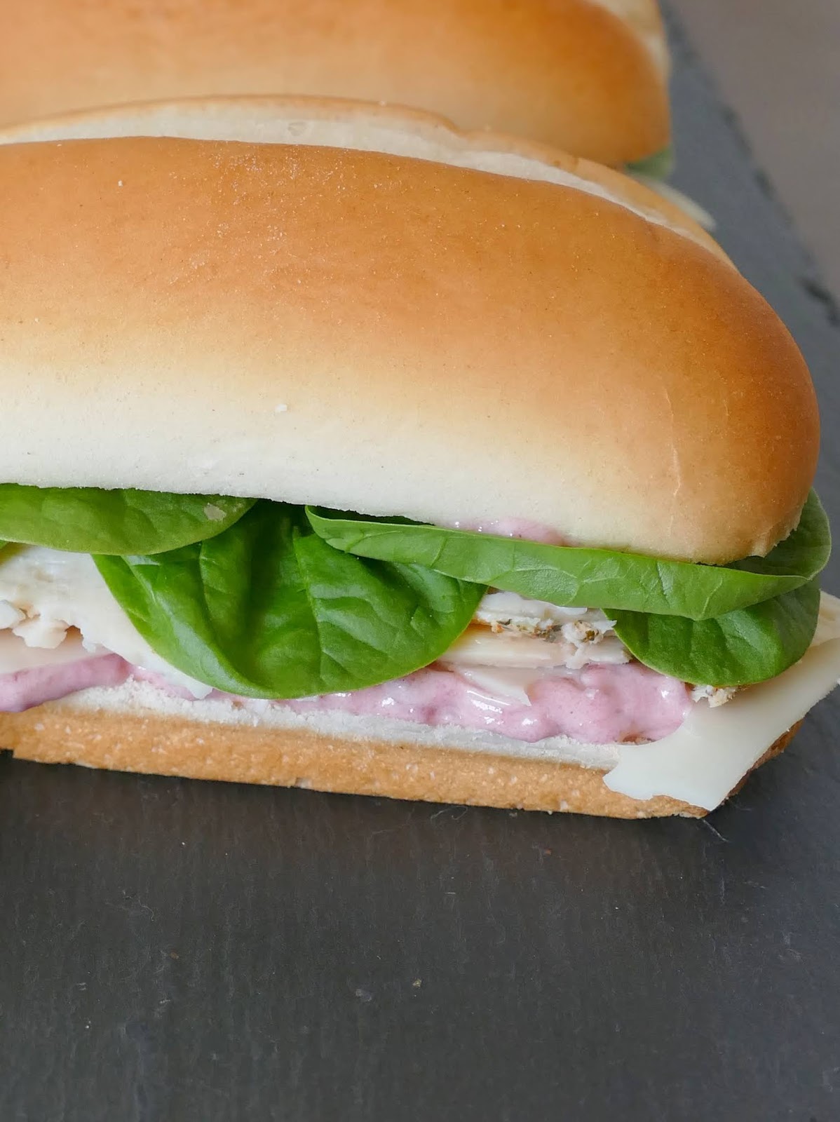 Turkey and Swiss Sandwich with Cranberry Mayo Recipe