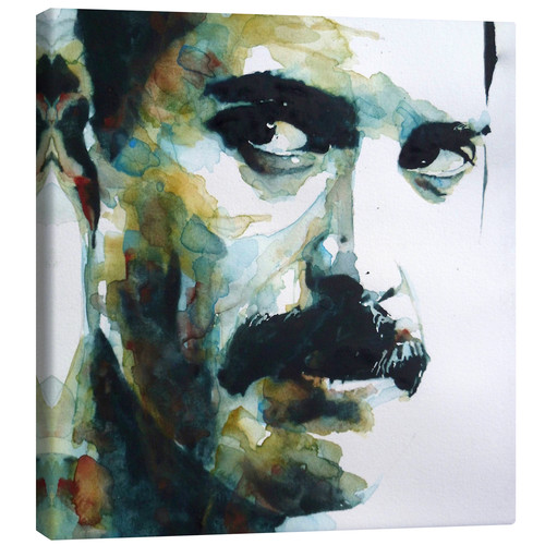 Freddie Mercury lienzo de Paul Lovering Arts