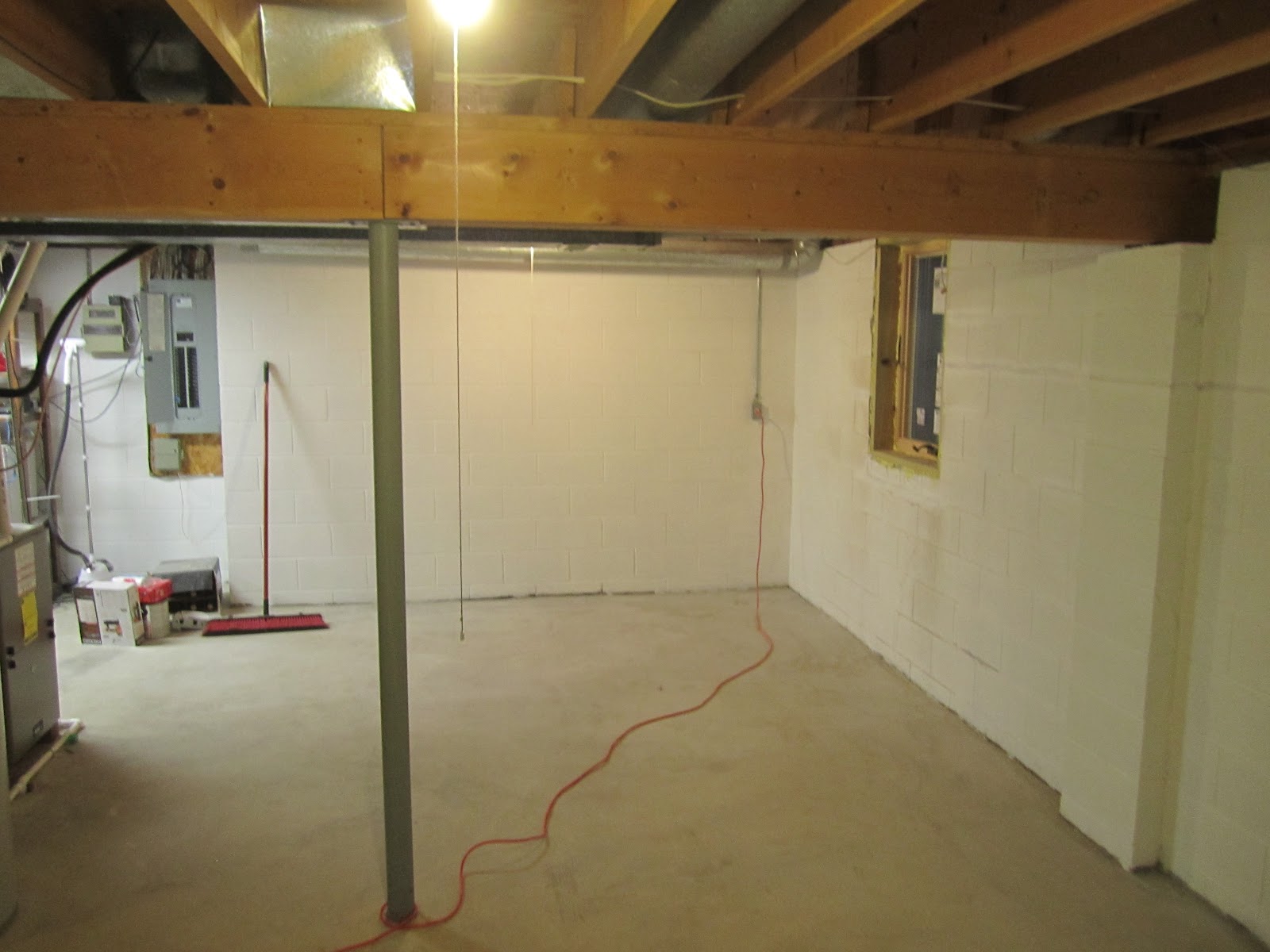 Projects of Plenty: Basement build: Basement is finally complete!!