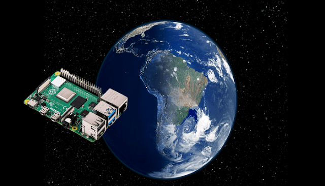 إلتقطوا صورة للأرض من الفضاء باستخدام Raspberry Pi بقيمة 10 دولار وكاميرا