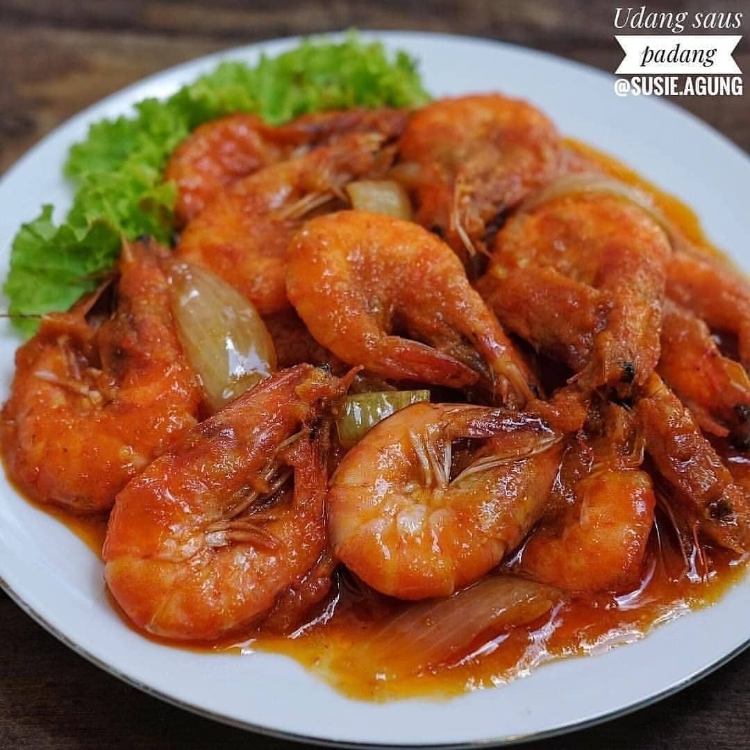 Resep Masakan Seafood Udang Saus Padang Resep Manis