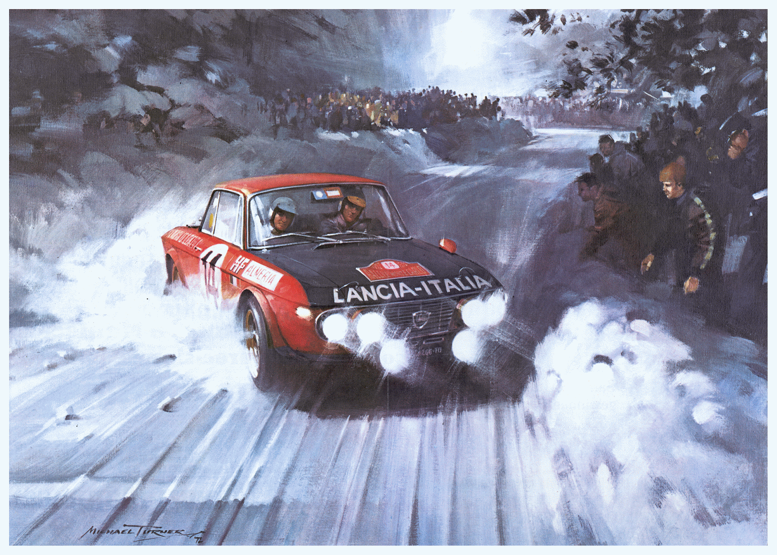 Lancia Fulvia HF дирт ралли