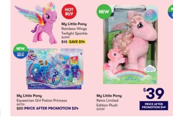 my little pony toys big w