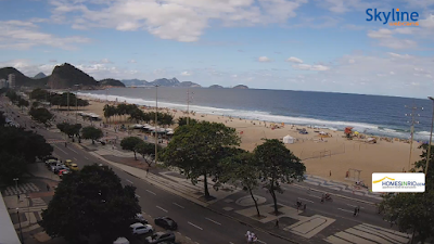 Praia de Copacabana ao vivo