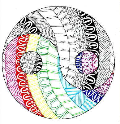 How to draw a yin yang mandala