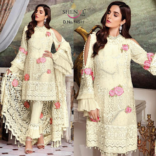 Shenyl Fab 145 Georgette Pakistani Suits wholesaler