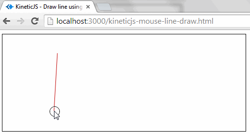 kineticjs line drawing using mouse