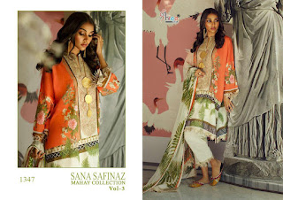 Shree Fab Sana Safinaz Mahay Collection vol 3 pakistani Suits