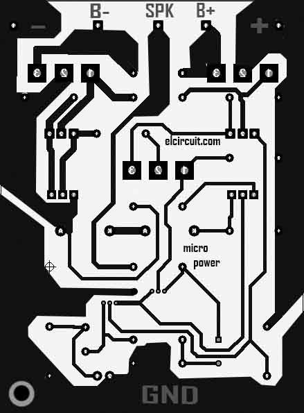 Power Amplifier Micro Driver - Electronic Circuit
