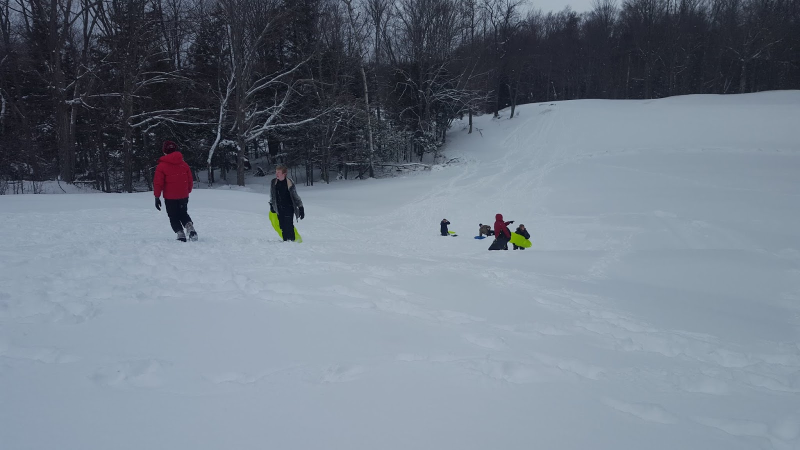 Skiing and Snowshoeing at the Tupper Lake Country Club to Big Tupper