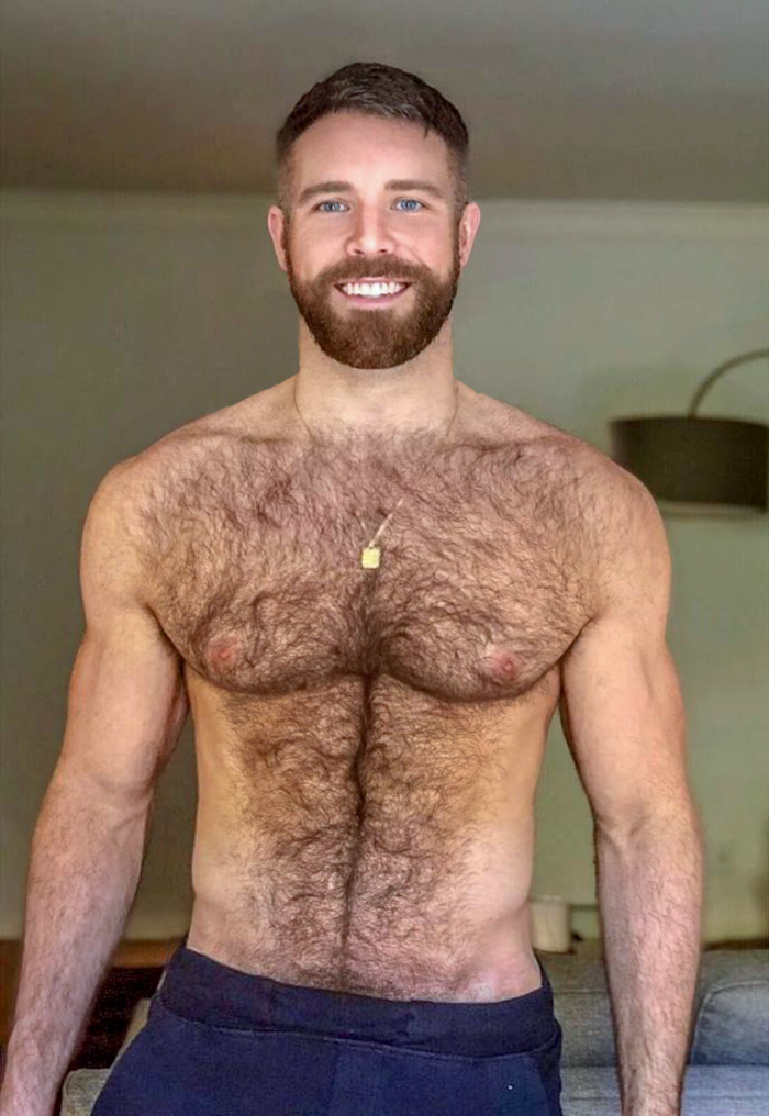 Chested hairy man picture