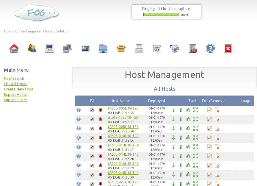 How to add hosts in Fog server 1.2.0 | Step by step ...