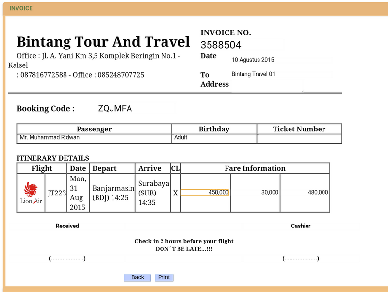 Contoh Ekspedisi Tanda Terima Surat Nusagates